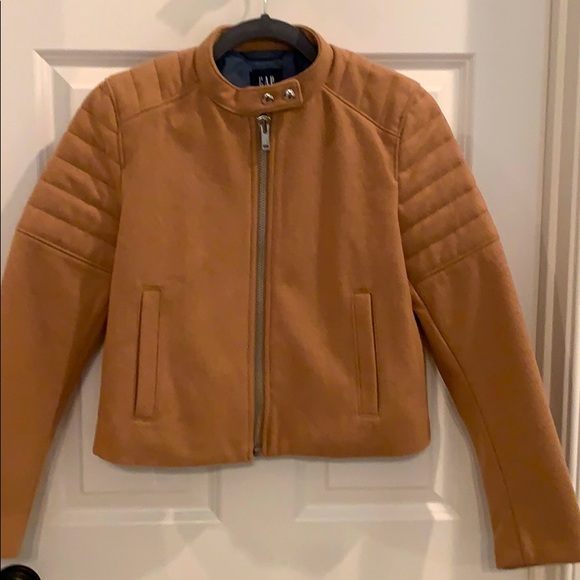 Gap Crop Moto Jacket - Picture 1 of 5